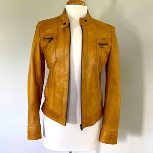 Vera Pelle Italian Leather Jacket size 44